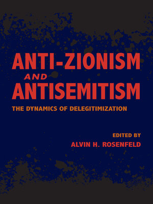 cover image of Anti-Zionism and Antisemitism